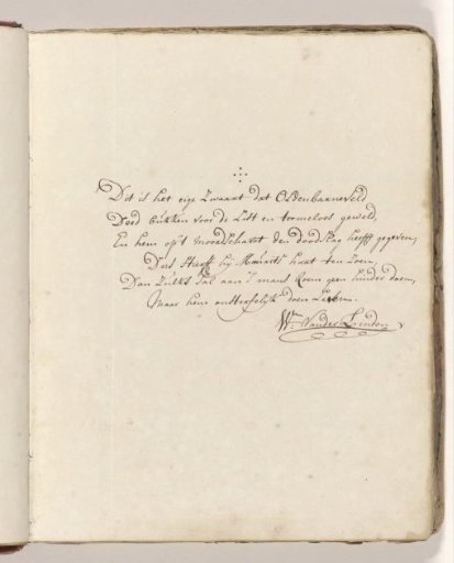 Poem on the sword with which Johan van Oldenbarnevelt was beheaded in 1619