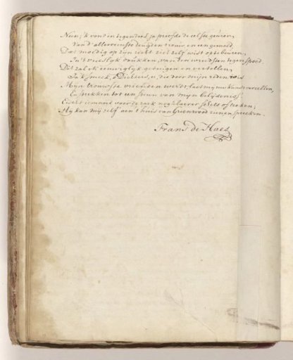 Poem on the sword with which Johan van Oldenbarnevelt was beheaded in 1619