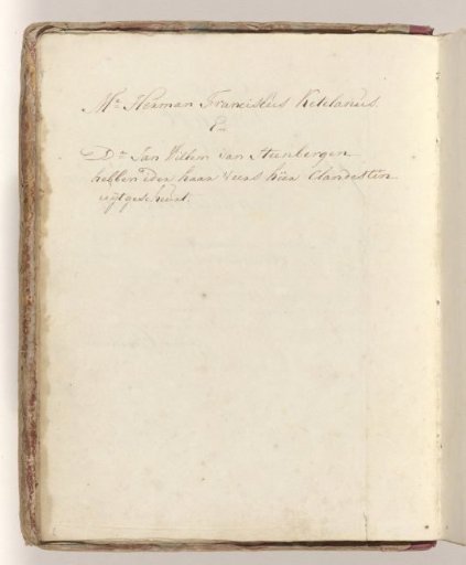 Note by Frans Greenwood