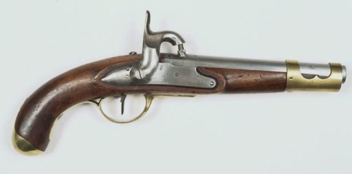 Percussion army pistol, model M 1815