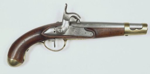 Percussion army pistol, model M 1815