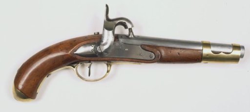 Percussion army pistol, model M 1815