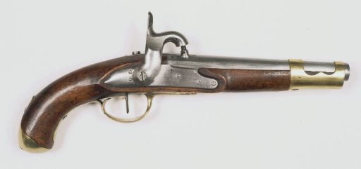Percussion army pistol, model M 1815