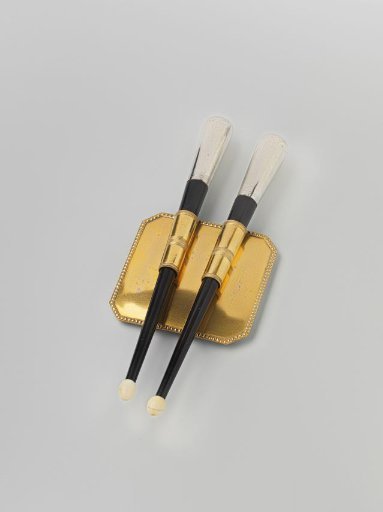 Plate of Gilded Copper