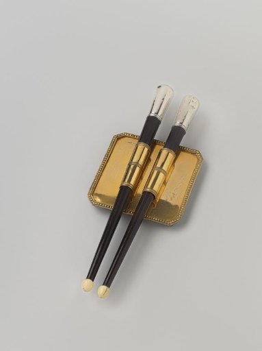 Stalk of gilded copper
