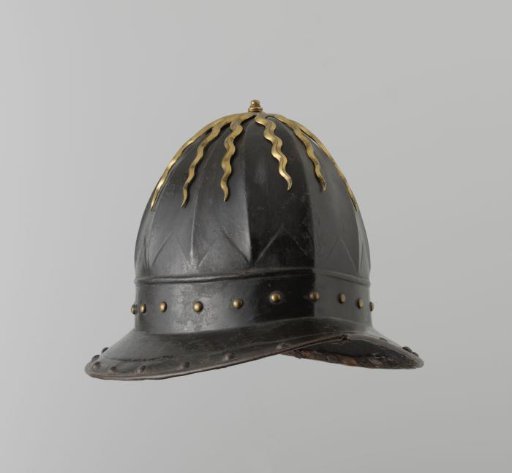 Storm hat with copper ornaments