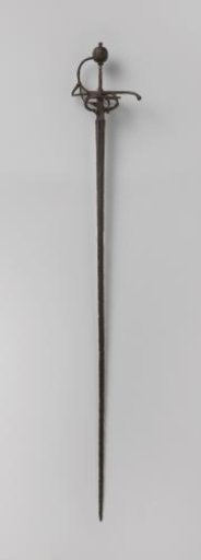 Sword with an ornate guard