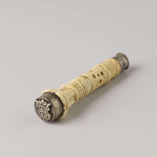 Ivory staff with the coat of arms of Friesland