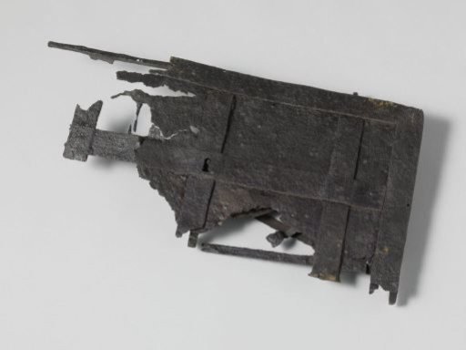 Lid of a chest made of iron