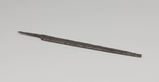 File, Half-Round Without Handle, With Parallel Grooves and Local Indentations on the Convex Side