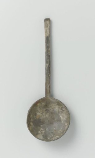Spoon with a Round Bowl and a Hexagonal Handle