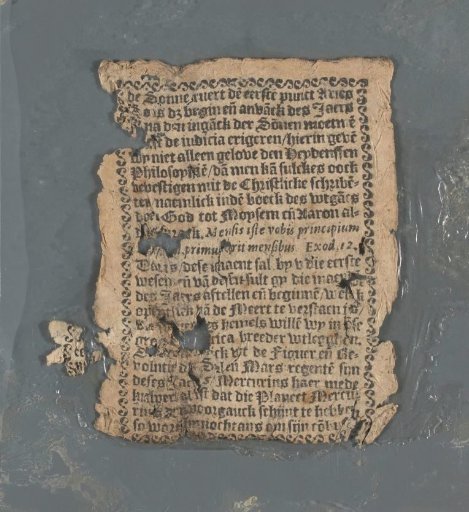 Page from a Deventer Almanac for the Leap Year 1596