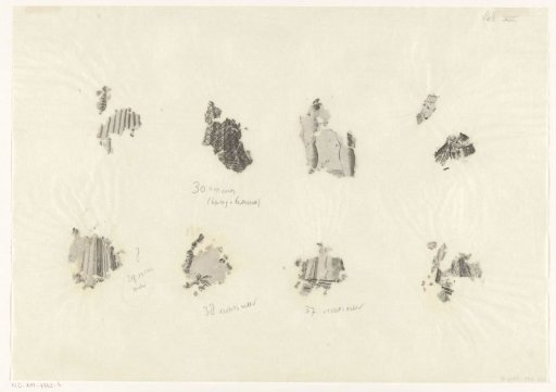 Fragments of prints with secular and ecclesiastical costumes