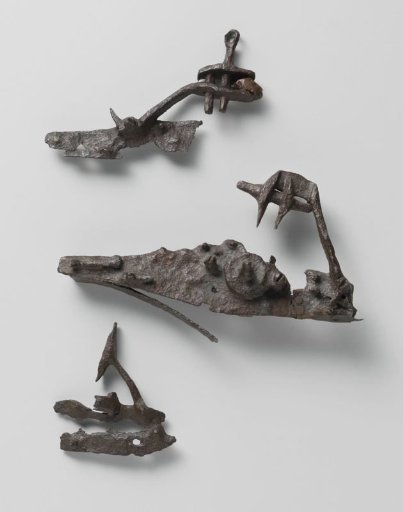 Fragment of lock plate of a flintlock of a musket