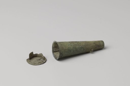 Base of a musket measure for a musket bandelier