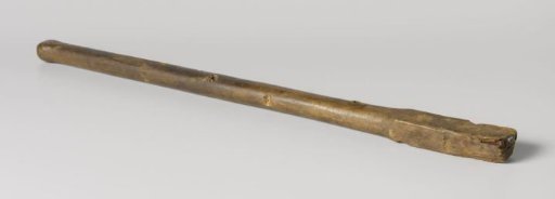 Handle with Oval Cross-Section and Spherical and Rectangular Ends