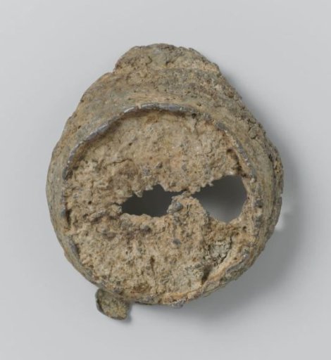 Fragment of a jug, cast lead fragment
