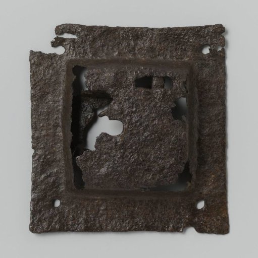 Fragment of a Square Lock on a Chest