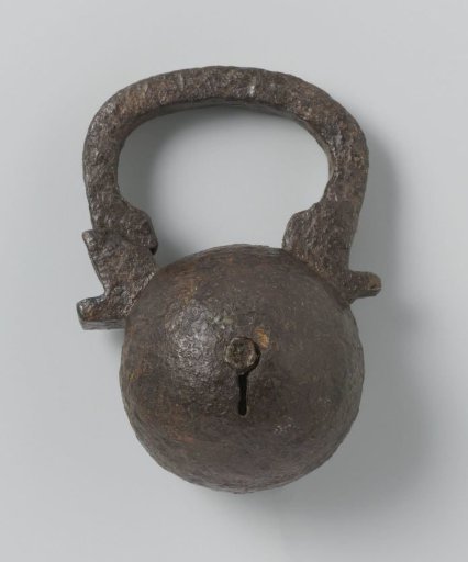 Ball Lock with a Rusted Hole