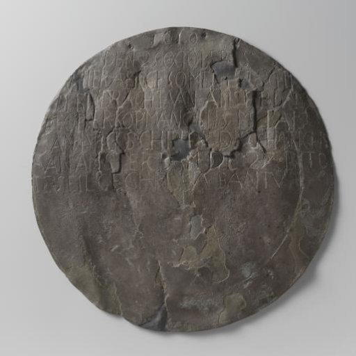 Plastic replica of the Hartogh plate