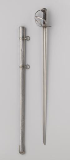 Saber with scabbard, cavalry model no. 7, dragoons