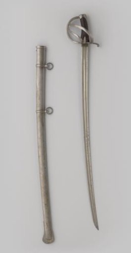 Saber with Scabbard, Light Cavalry No. 2, M1813?