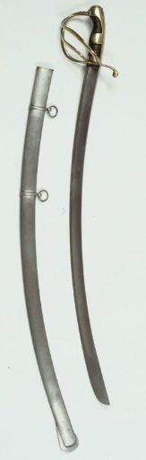 Saber, Light Cavalry, Model No. 3, M.1814, with Scabbard