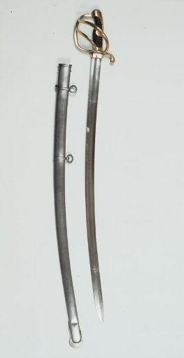 Saber, Officer of Light Cavalry, Model No. 3, M.1814, with Scabbard