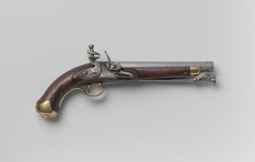 Flintlock pistol from the battlefield of Waterloo