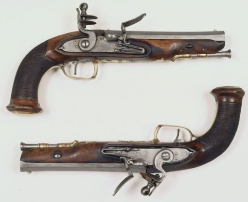 Holster pistol with flintlock mechanism by Jonkheer H.D. Hooft van Woudenberg and Geerestein