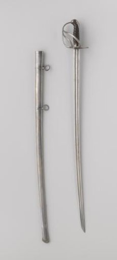 Officer's saber light cavalry model no. 4 with scabbard