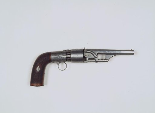 Revolver with percussion lock