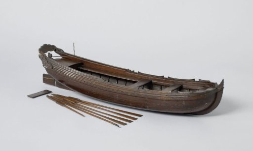Model of a witch boat