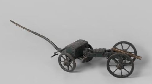 Bronze cannon of 1803 on a green carriage