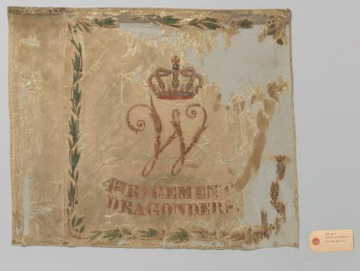 Standard of the first regiment of lancers, later standard of the fourth regiment of dragoons
