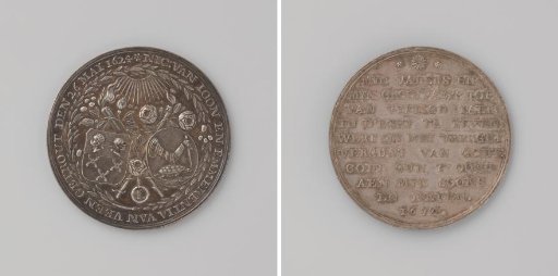 Golden wedding of Nicolaas van Loon and Emmerentia van Veen