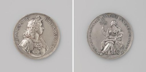 Peace of Fontainebleau between Denmark and Sweden, in honor of Charles XI