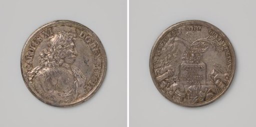 Peace of Fontainebleau between Denmark and Sweden, in honor of Charles XI
