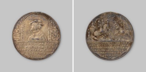 Louis II, King of Hungary and Bohemia, Fallen in the Battle of Mohács, in Honor of His Wife Mary of Hungary