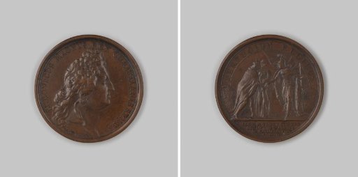 James II Received Hospitably in France by Louis XIV
