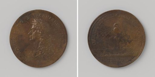 James II Received Hospitably in France by Louis XIV
