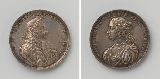 Coronation of William III and Mary II Stuart