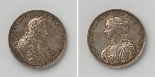 Coronation of William III and Mary II Stuart