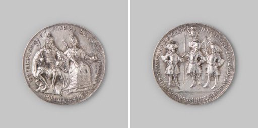 Celebration of the Coronation of William III and Mary in Amsterdam