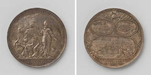 Relief of Vienna and capture of Mainz, in honor of John George III, Elector of Saxony, and the capture of Bonn, Kaiserswerth, and Rheinberg