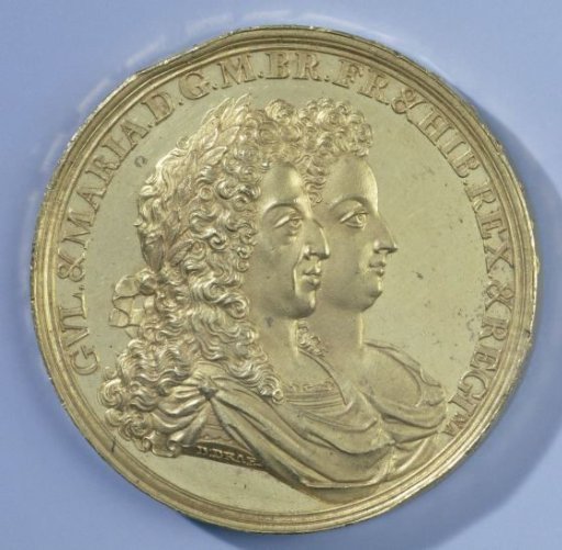 Medal Awarded to Poets who Lauded William III’s Conquest of England in 1688