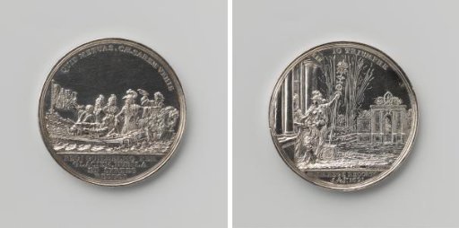 Celebrations on the arrival of William III in The Hague