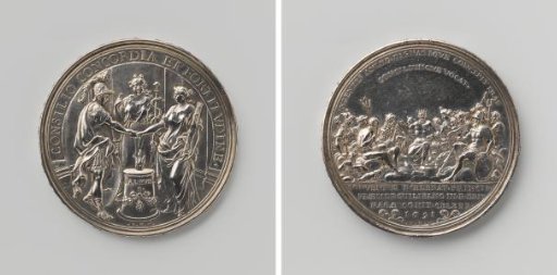 Congress of the allied sovereigns at The Hague, presided over by William III