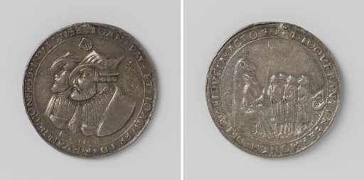 John the Steadfast, Elector of Saxony, and his son John Frederick the Magnanimous