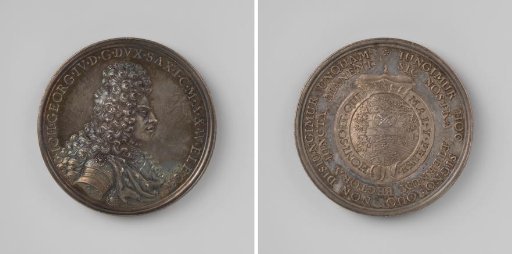 John George IV, Elector of Saxony, Appointed Knight of the Garter by William III
